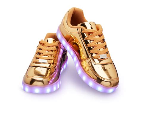 schoenen met lichtjes goud ledschoenennl bestel direct