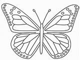 Schmetterlinge sketch template