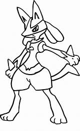 Lucario Charizard Clipartmag Coloriages Couleur sketch template