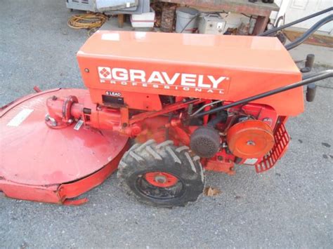 Gravely Pro 12 Walk Behind Tractor 30 Rotary Mower Ebay