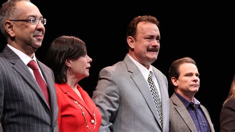photos tom hanks opens lucky guy on broadway variety