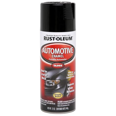 reviews  rust oleum automotive  oz gloss black enamel spray paint