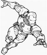 Iron Superheroes Heros Ironman Goblin Capitan Coloringtop Clipartmag Getdrawings Agrandar Haz sketch template