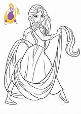 Rapunzel Stampare Wonder Principessa sketch template