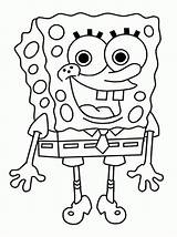 Coloring Pages Kids Spongebob Printable Cartoon sketch template