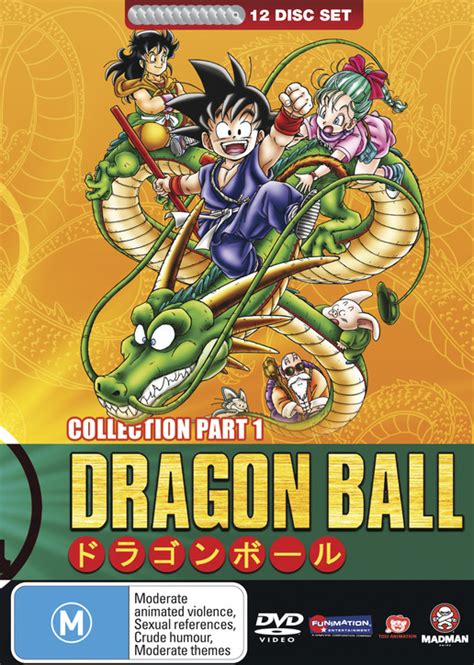 dragon ball complete collection part 1 sagas 1 6 fatpack dvd madman entertainment
