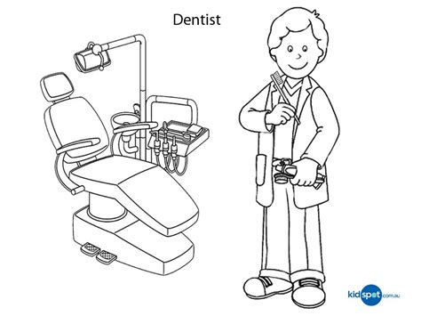 dentist coloring page dentist coloring pages coloring  kids