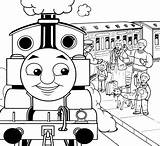 Train Coloring Pages Thomas Christmas Passenger James Coal Color Printable Lower Drawing Colouring Getcolorings Getdrawings sketch template
