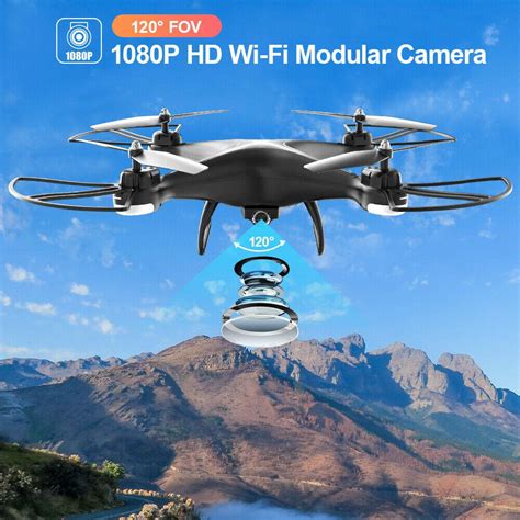 holy stone hsd fpv rc drone  p hd camera wifi quadcopter  batteries