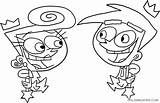 Coloring4free Fairly Oddparents Coloring Film Tv Pages Wanda Cosmo Cute Related Posts sketch template