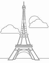 Eiffelturm Ausmalen sketch template