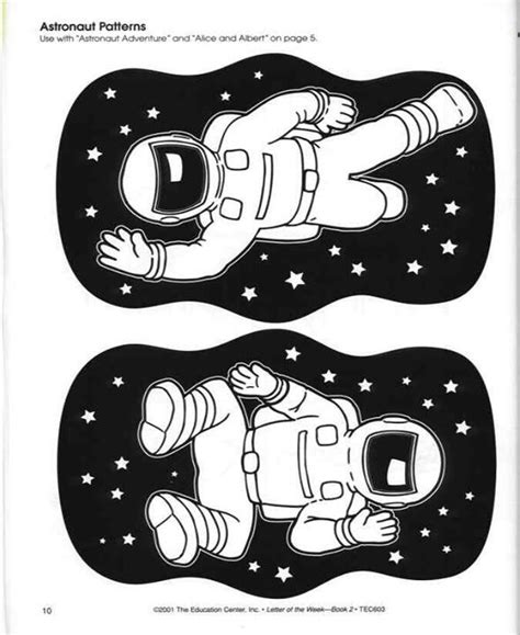 astronaut template printable