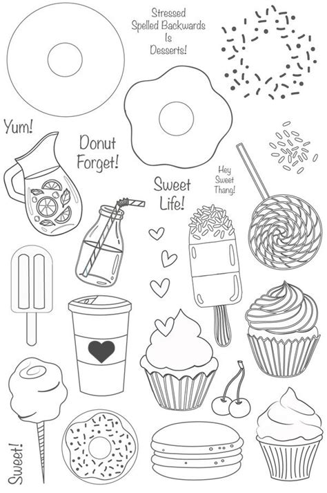 sweet treats coloring pages coloring pages