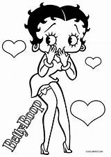 Printable Betty Boop Cool2bkids Coloring Pages Kids Source sketch template