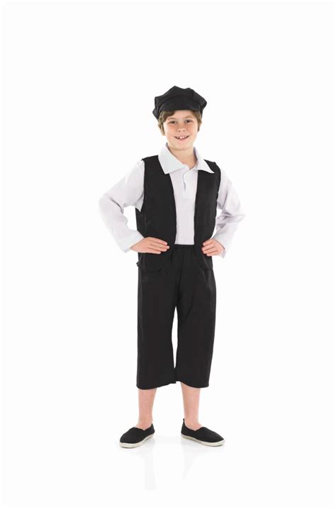 boys victorian boy costume  dickens fancy dress kids childrens ebay