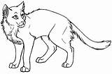 Warrior Cats Coloring Cat Pages Lineart Sheet Realistic Deviantart Warriors Contra Cliparts Drawing Drawings Printable Color Template Print Female Wolf sketch template