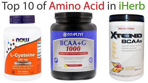 Top 10 Best Selling Amino Acid Supplement In Iherb 2018 Youtube