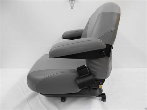 two tone gray suspension seat hustler exmark toro