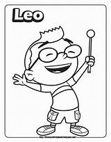 Coloring Leo Pages Einsteins Little Getcolorings sketch template
