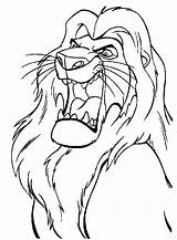 Lion King Coloring Pages Print Color Printable Sheet Kids Leon Colorear sketch template