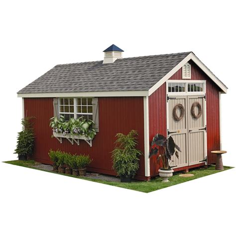 Colonial Williamsburg 12 Ft X 14 Ft Wood Storage Shed