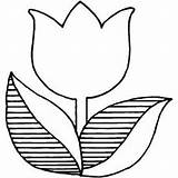 Tulip Coloring Drawing Tulips Line Printable Clipart Flower Pages Kids Print Large Simple Color Version Logo Clip Flowers Easy Getdrawings sketch template
