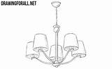 Chandelier Draw Drawing Drawingforall Stepan Ayvazyan Tutorials Posted House sketch template