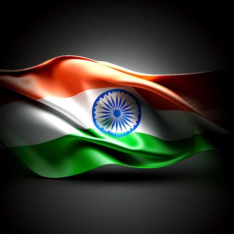 premium ai image indian flag