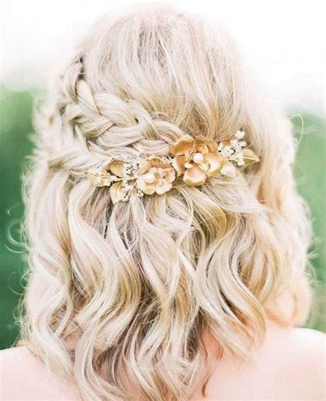 shoulder length hair easy wedding hairstyles  medium hair