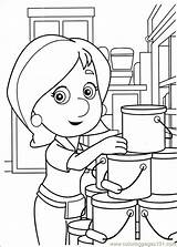 Coloring Pages Handy Manny Chica Show Kelly Template Site sketch template