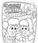 Tales Veggie Veggietales Popstar Madame Princess sketch template