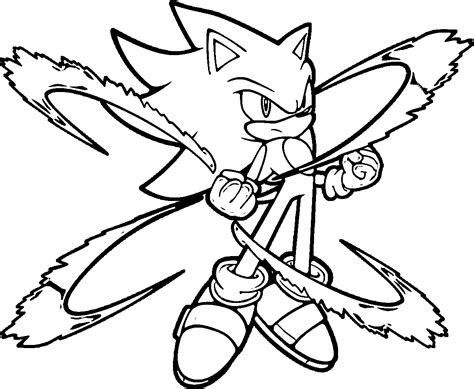 super sonic colouring pages clip art library