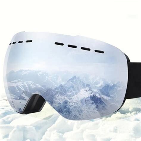 ski goggles anti fog mirrored lens snowboard snow goggles  men women