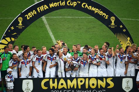 Germany Are Fifa World Cup Champions Football Photo