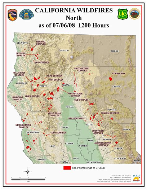 map  current fires  northern california secretmuseum