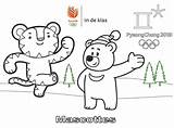 Olympische Kleurplaten Winterspelen Spelen Teamnl Potje Bobbi sketch template