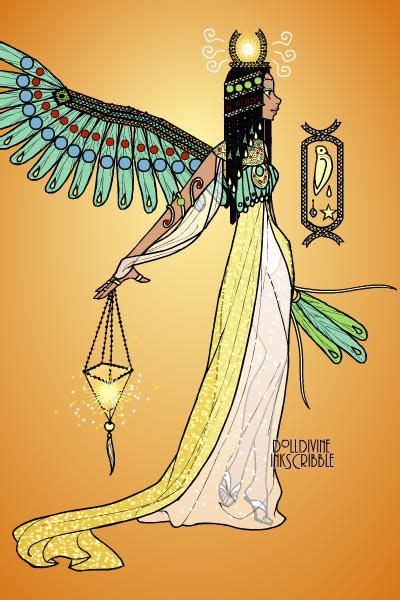Egyptian Goddess Of Light Doll Divine Dress Up Games