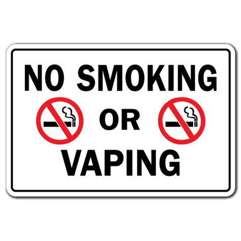 smoking  vaping business aluminum sign indooroutdoor funny