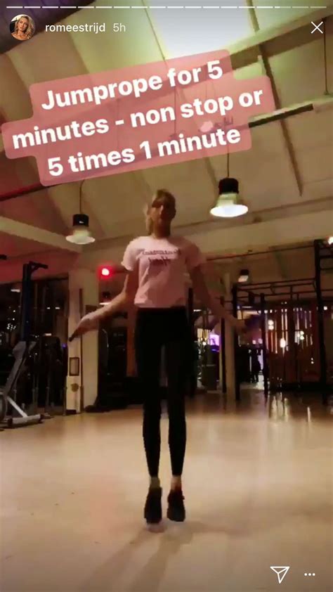 Romee Strijd Shares Her Leg And Butt Workout Shape