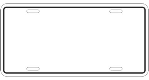 number plate template printable buildinglio