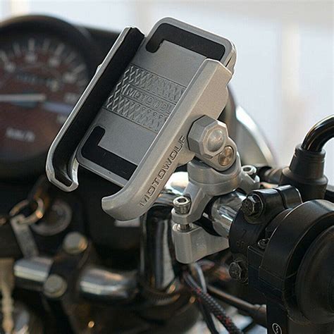 premium motorcycle cell phone holder handlebar mount raglis