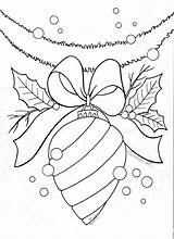 Coloring Pages Swag Christmas Drawing Ornaments Xmas Print Noel Color Getcolorings Victoria Ornament Embroidery Printable sketch template