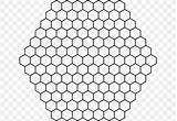 Hexagon Shape Honeycomb Tessellation sketch template