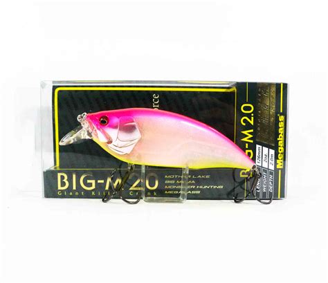 megabass big m 2 0 giant crank 126 mm floating lure jukucho pink 6203