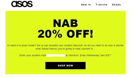 asos    student discount code normaly  rfrugalmalefashion