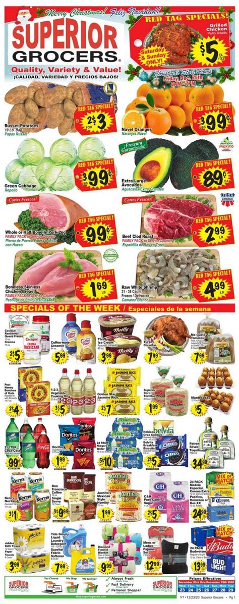 pin  department grocery weekly ads hot deals