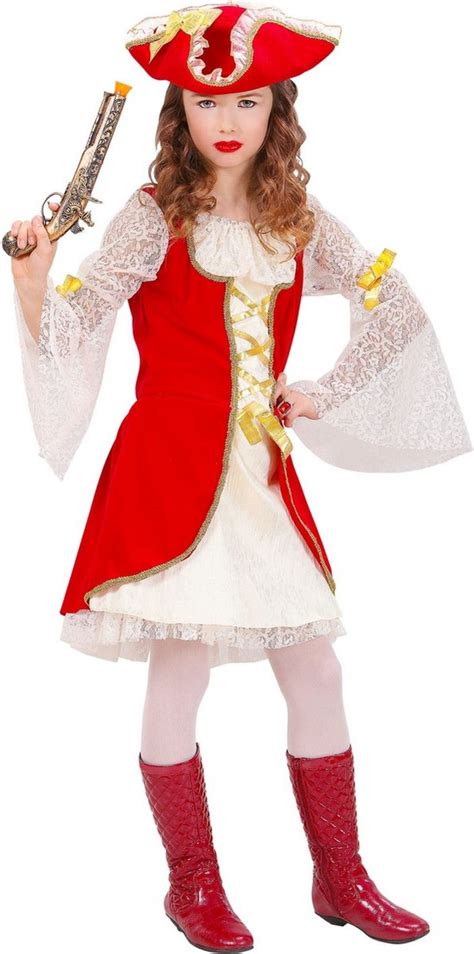 piraat viking kostuum officieel piratenkapitein meisje maat  carnaval bolcom
