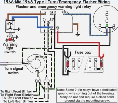 vw bug turn signal wiring diagram