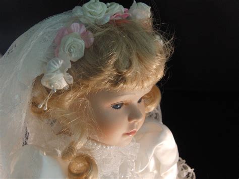 porcelain wedding bride doll by geppeddo
