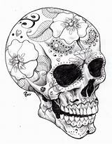 Acessar Coloring Skull Pages Kids sketch template